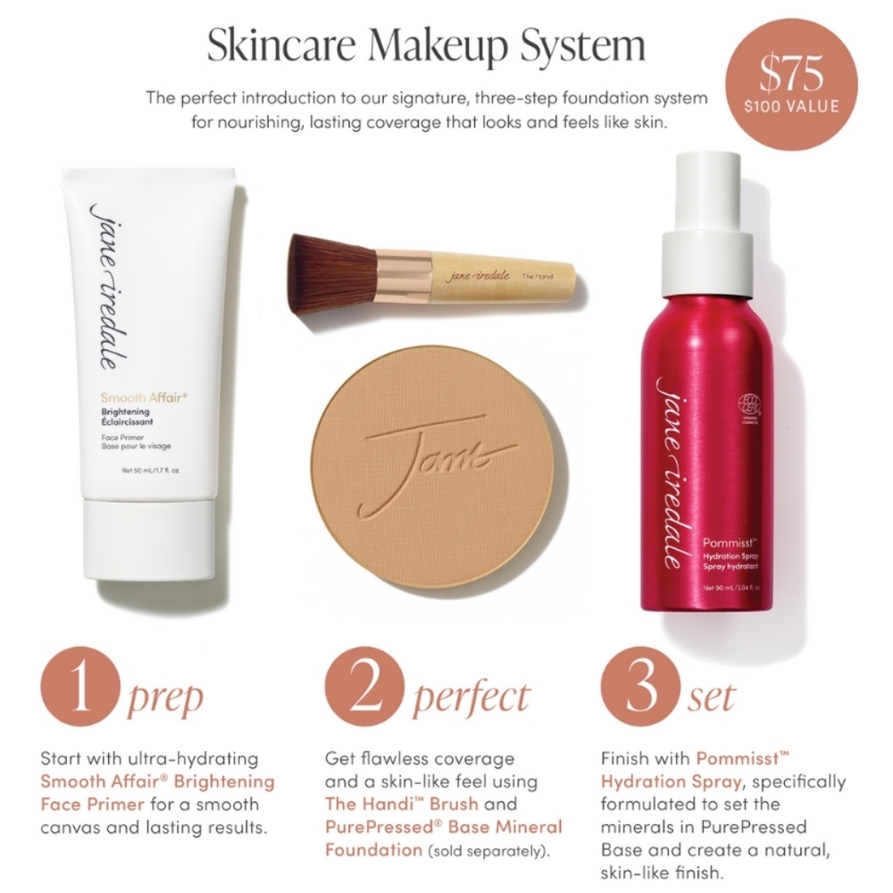 JANE IREDALE THE SKINCARE MAKEUP SYSTEM ESSENTIALS SET. - Picture 6 of 9